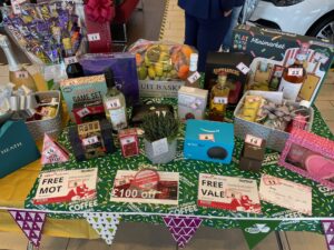 Eden Motors Macmillan Coffee Morning Prizes